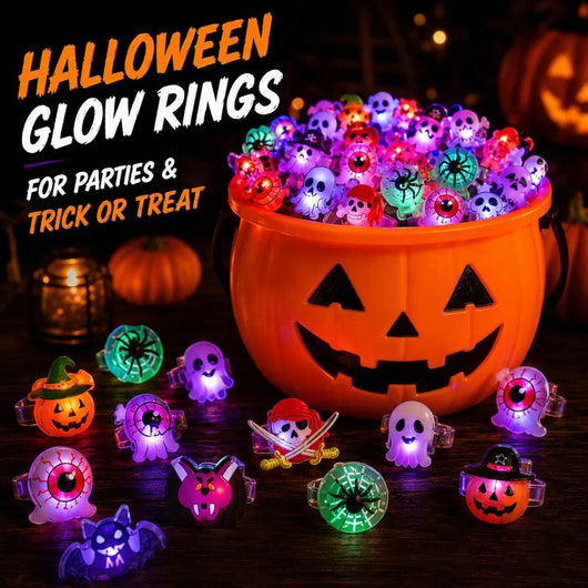 Zuzu™ Glow Pumpkin Rings