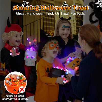 Zuzu™ Glow Pumpkin Rings
