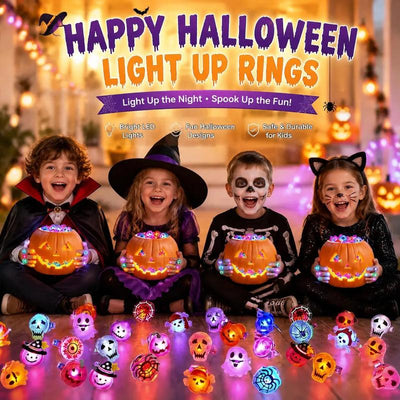 Zuzu™ Glow Pumpkin Rings